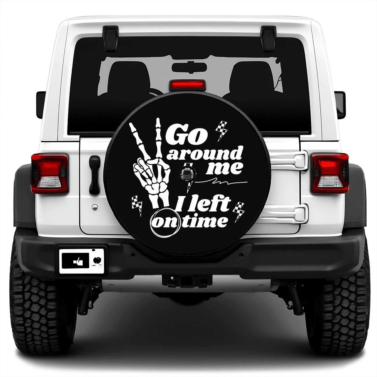 Spare Tire Cover with Camera Hole