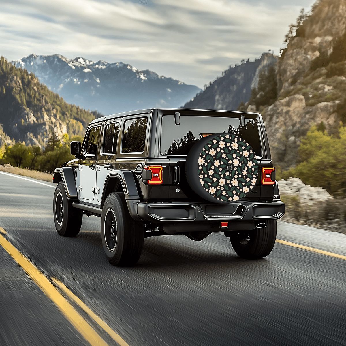 Spare Tire Cover with Camera Hole