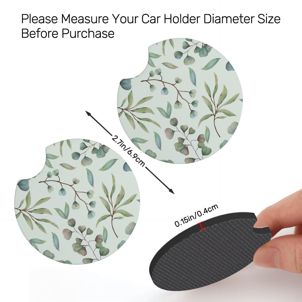Neoprene Car Coasters 2 pcs