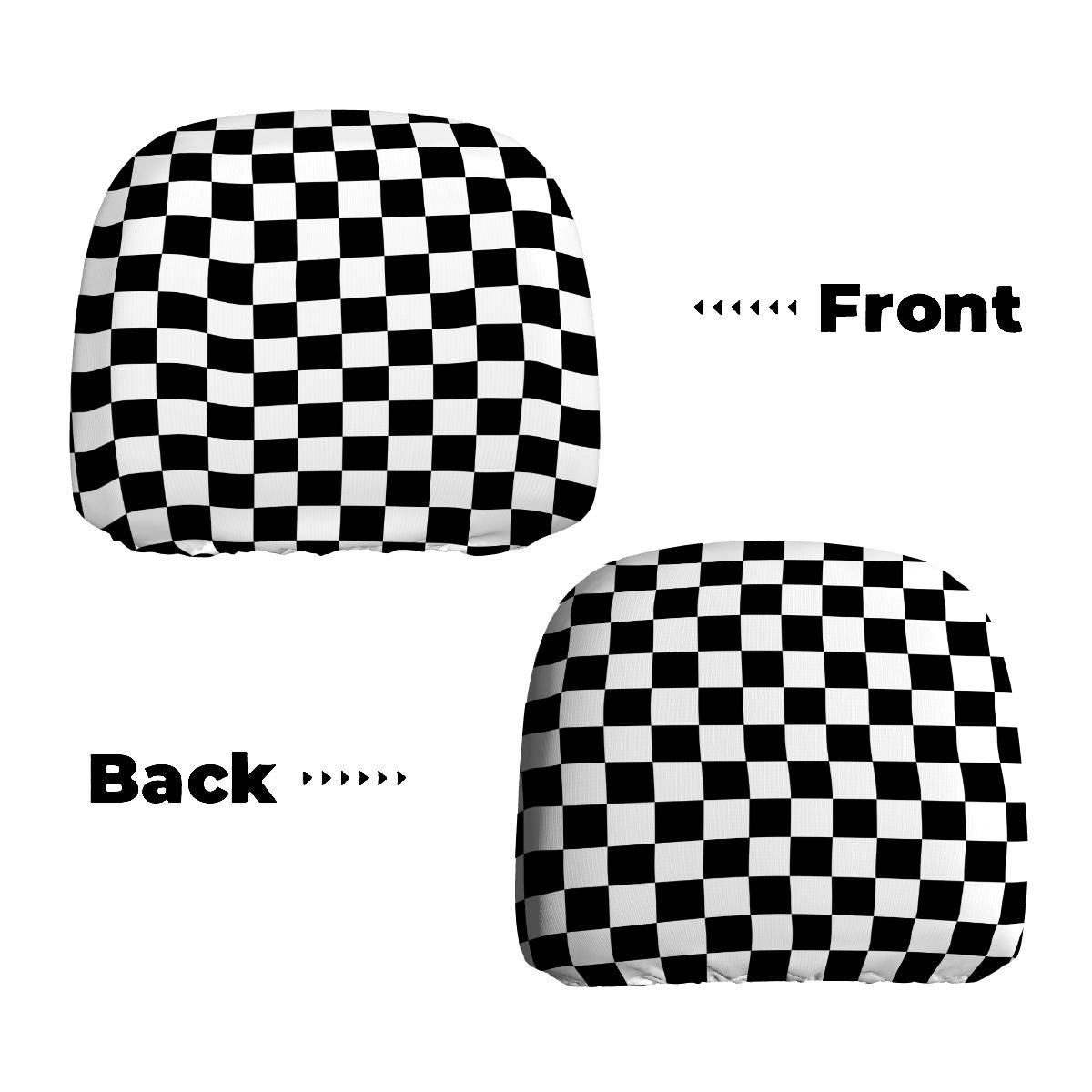 Car Headrest Cover 2pcs