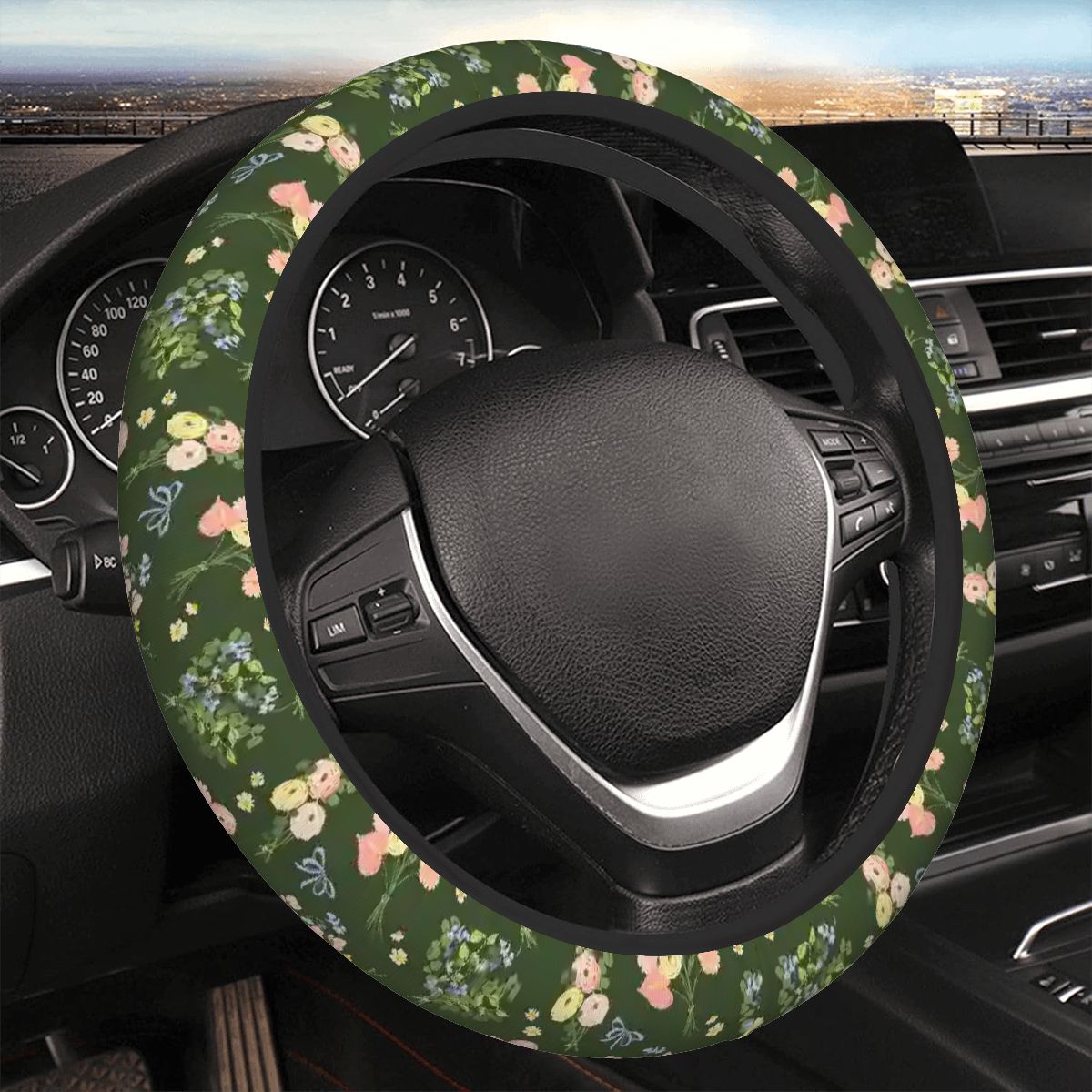 Thickened Elastic Car Steering Wheel Cover