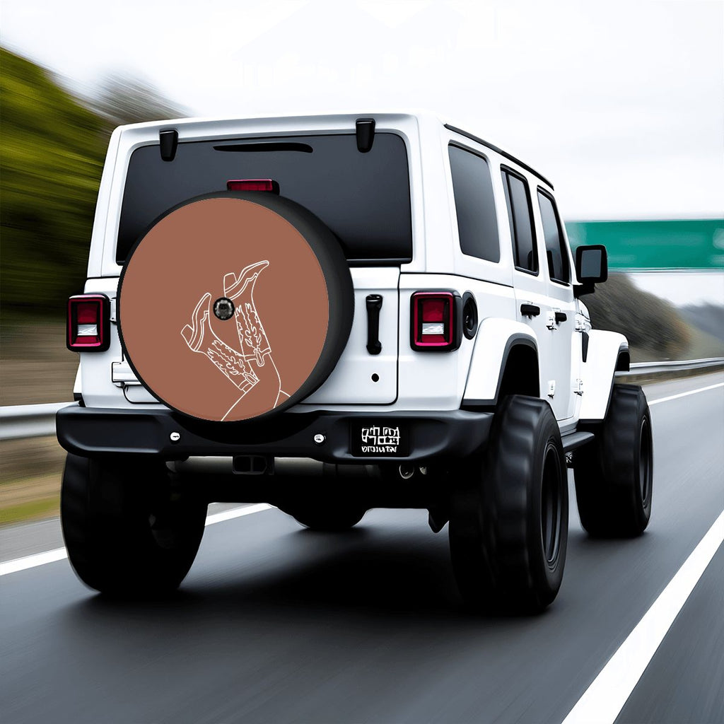 Spare Tire Cover with Camera Hole