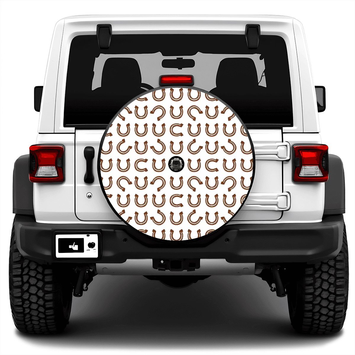 Spare Tire Cover with Camera Hole