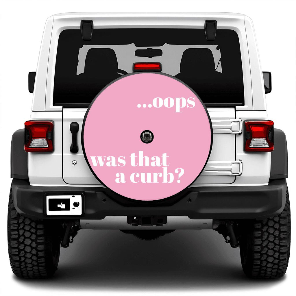 Spare Tire Cover with Camera Hole