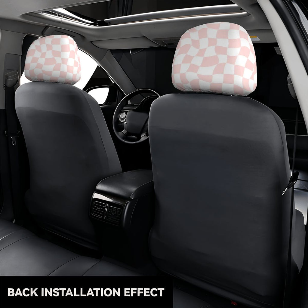 Car Headrest Cover 2pcs