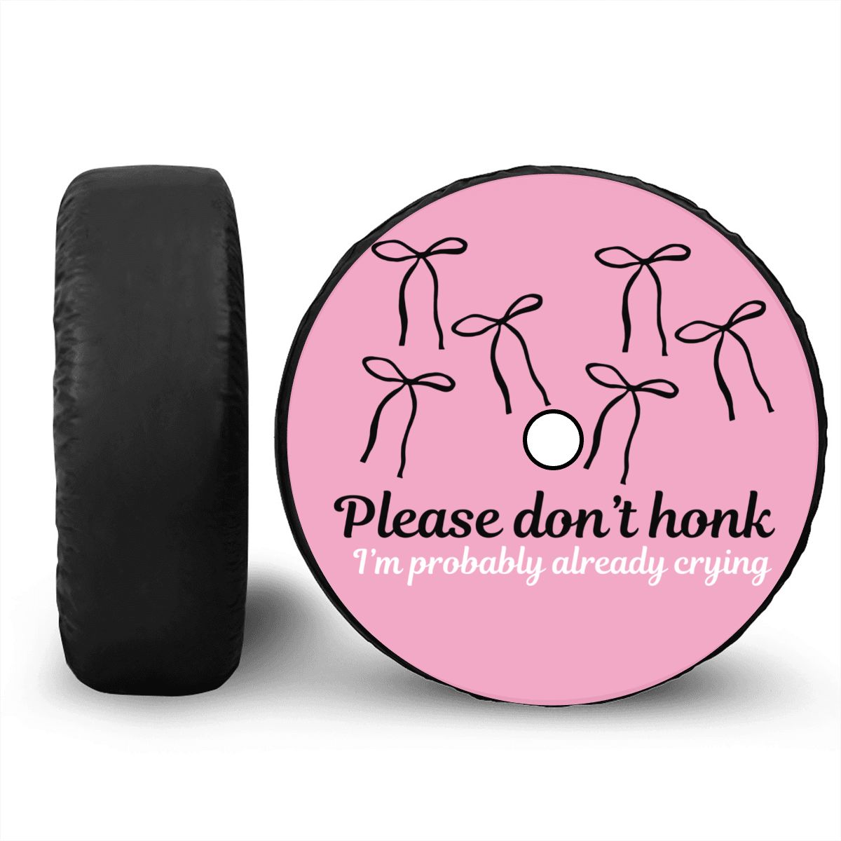 Spare Tire Cover with Camera Hole