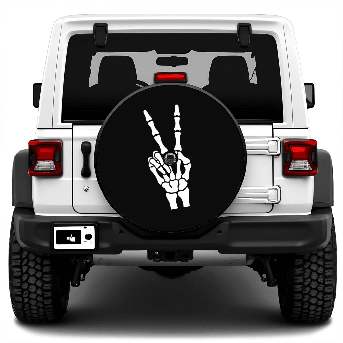 Spare Tire Cover with Camera Hole