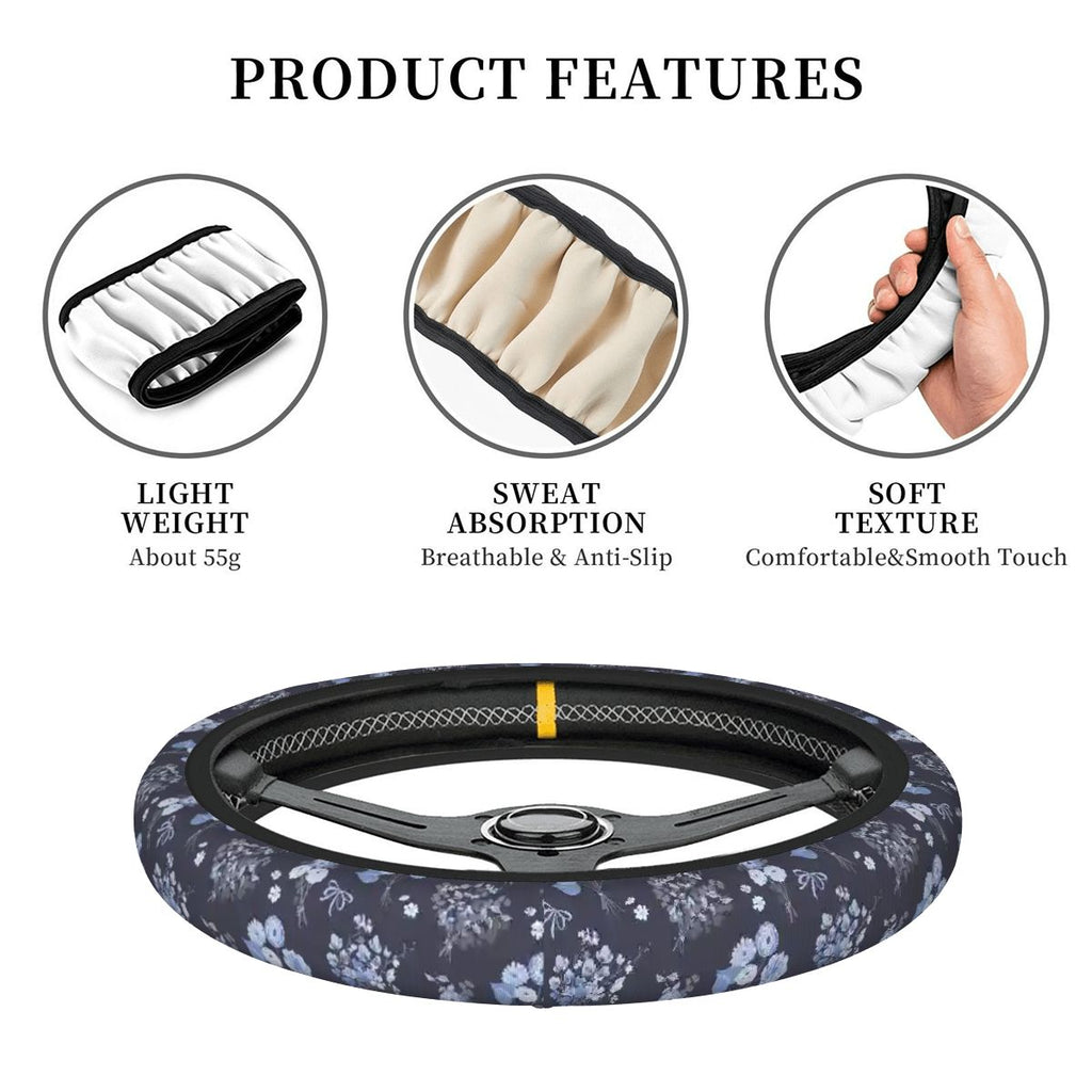 Thickened Elastic Car Steering Wheel Cover