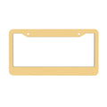 2-Hole Round License Plate Frames 2 pcs