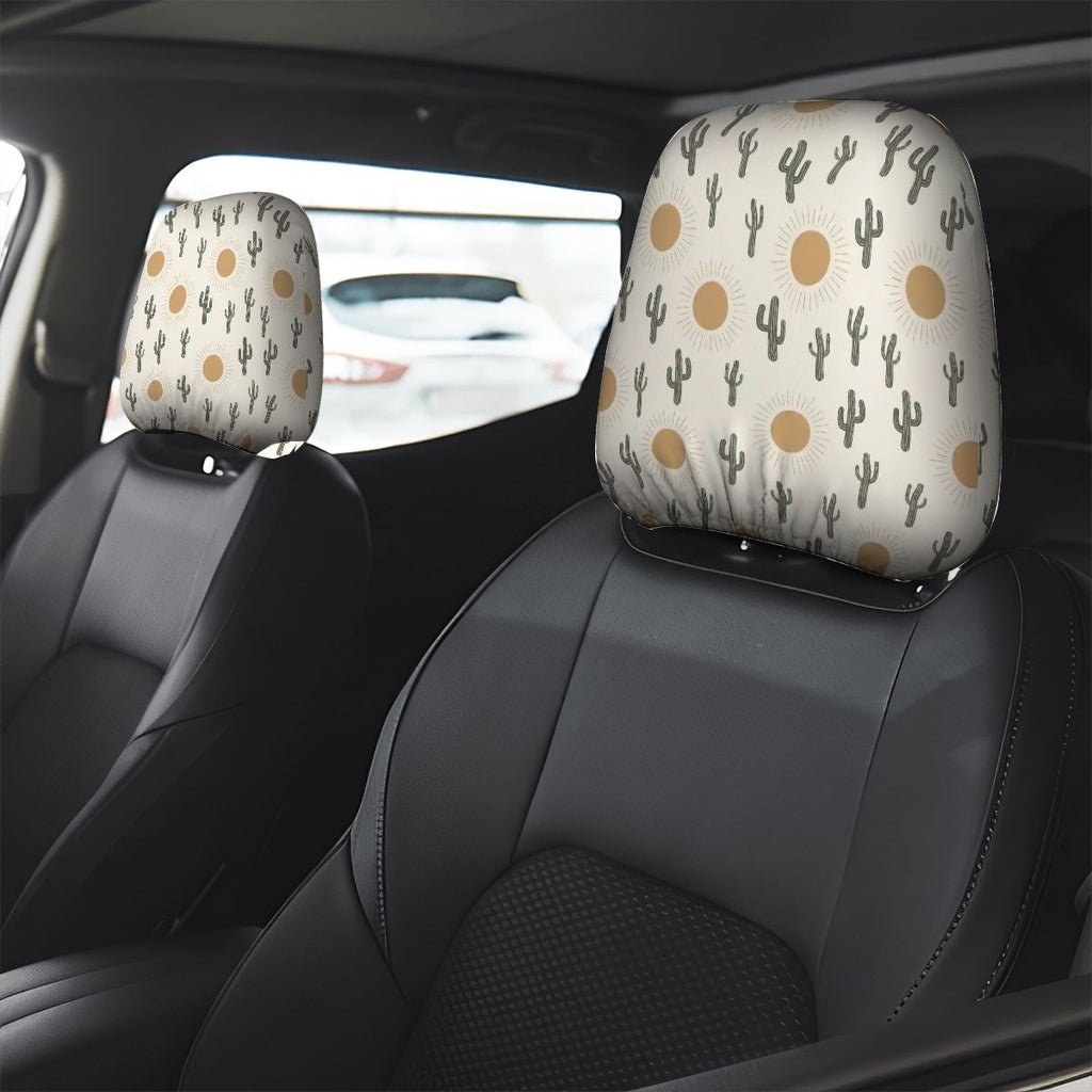 Car Headrest Cover 2pcs