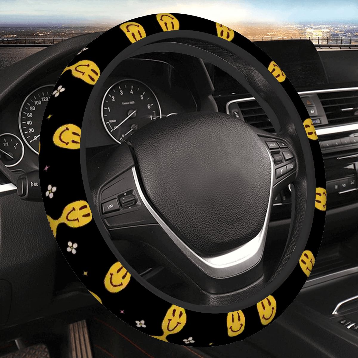 Thickened Elastic Car Steering Wheel Cover