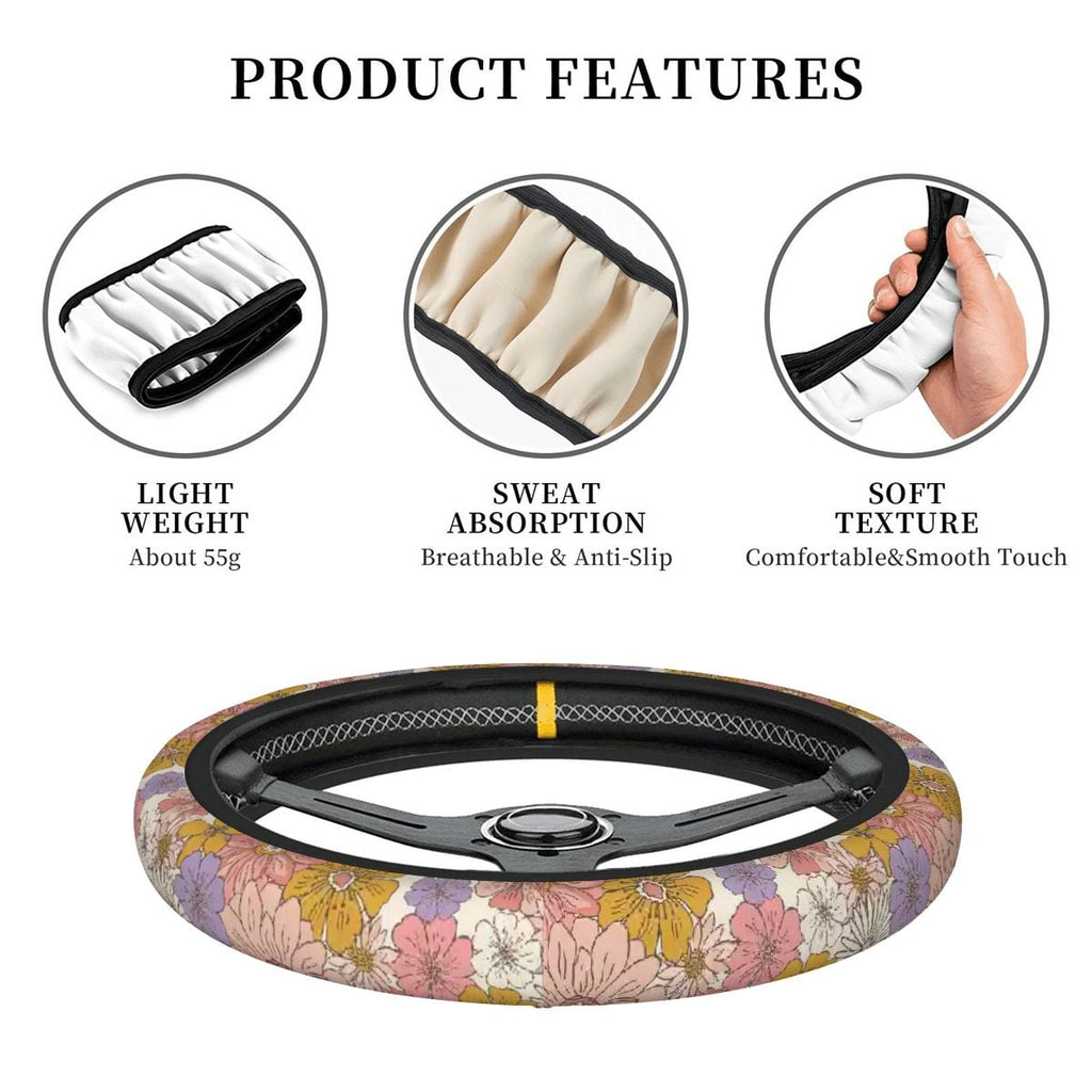 Thickened Elastic Car Steering Wheel Cover