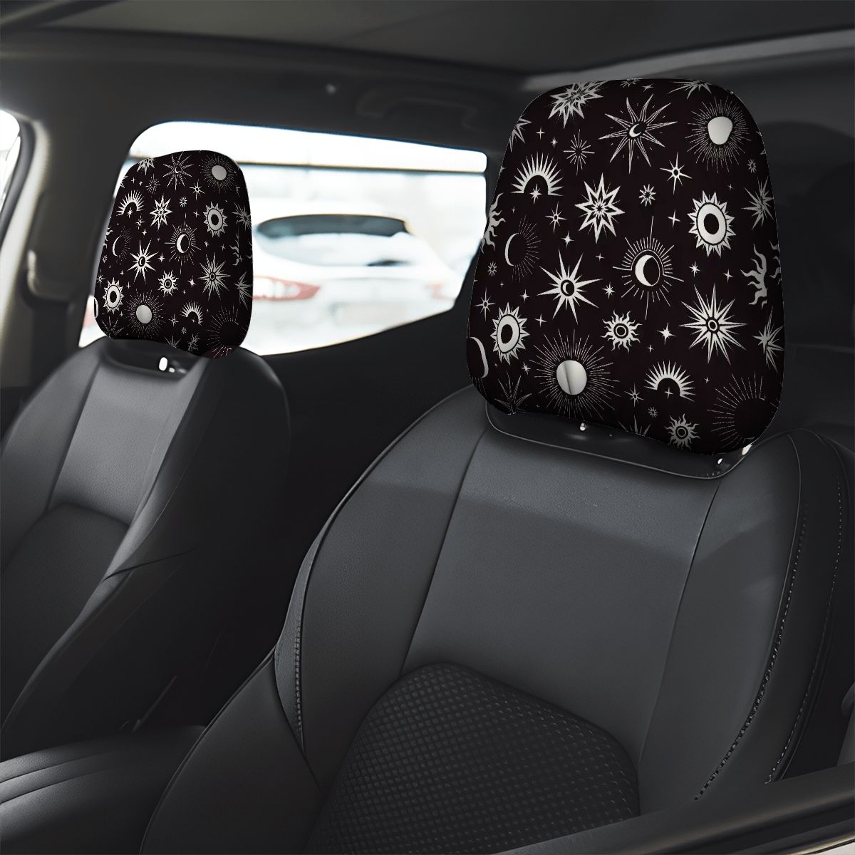 Car Headrest Cover 2pcs