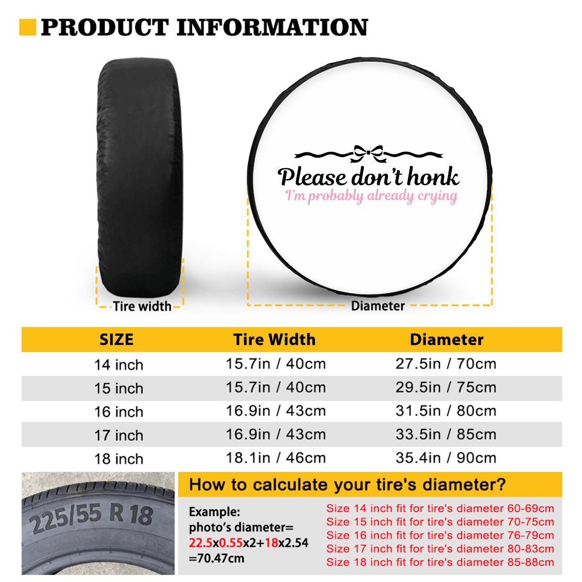 Universal Spare Tire Cover