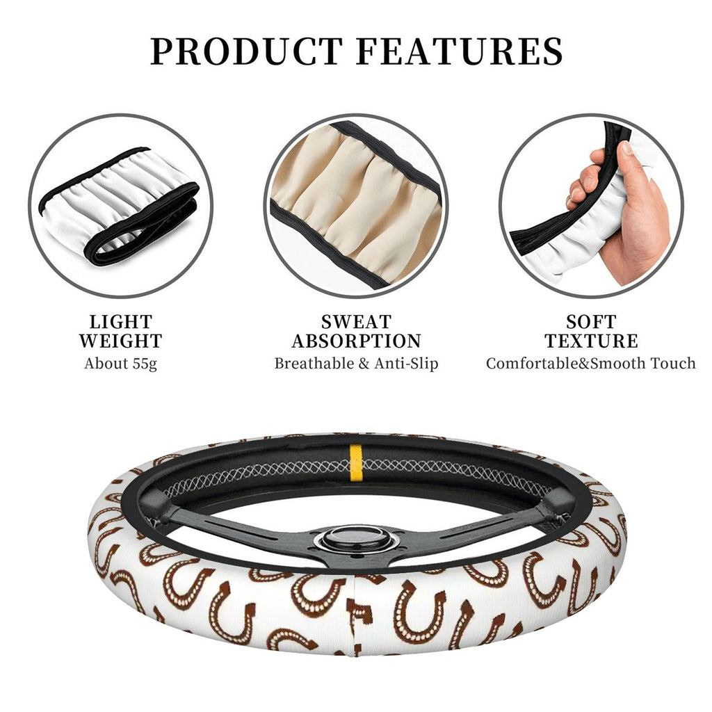 Thickened Elastic Car Steering Wheel Cover