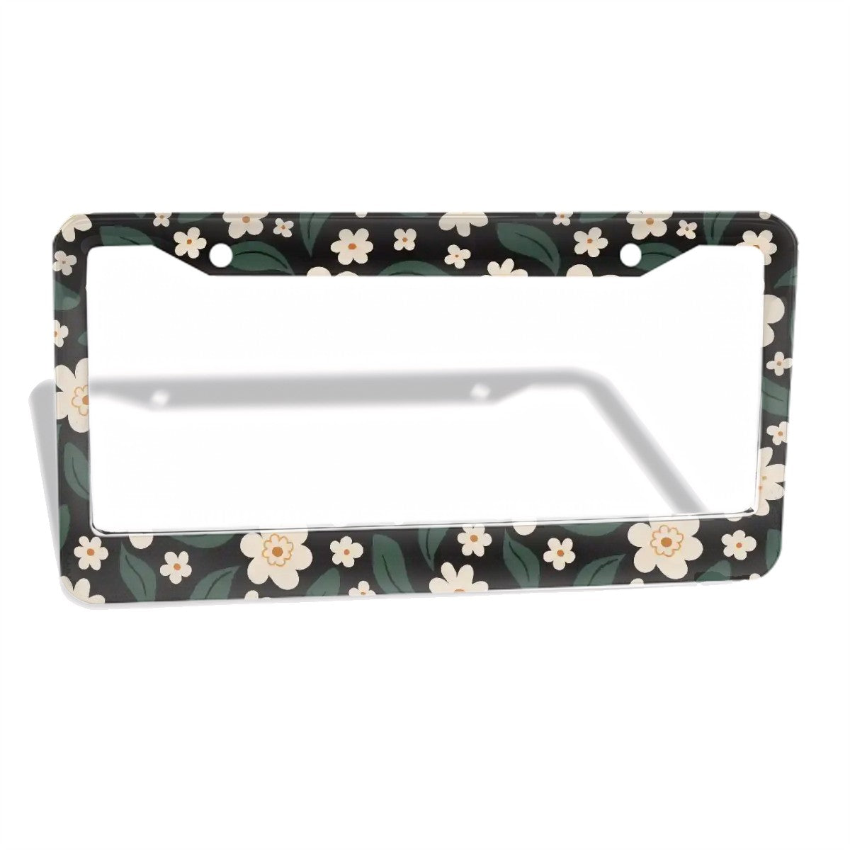 2-Hole Round License Plate Frames 2 pcs