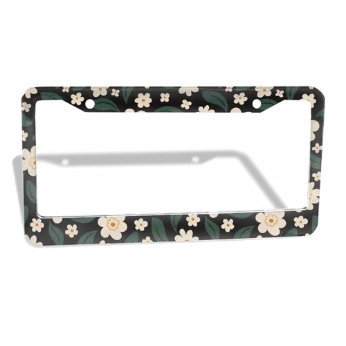 2-Hole Round License Plate Frames 2 pcs