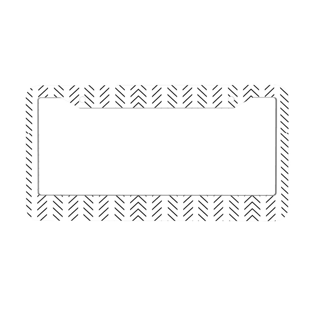 2-Hole Round License Plate Frames 2 pcs