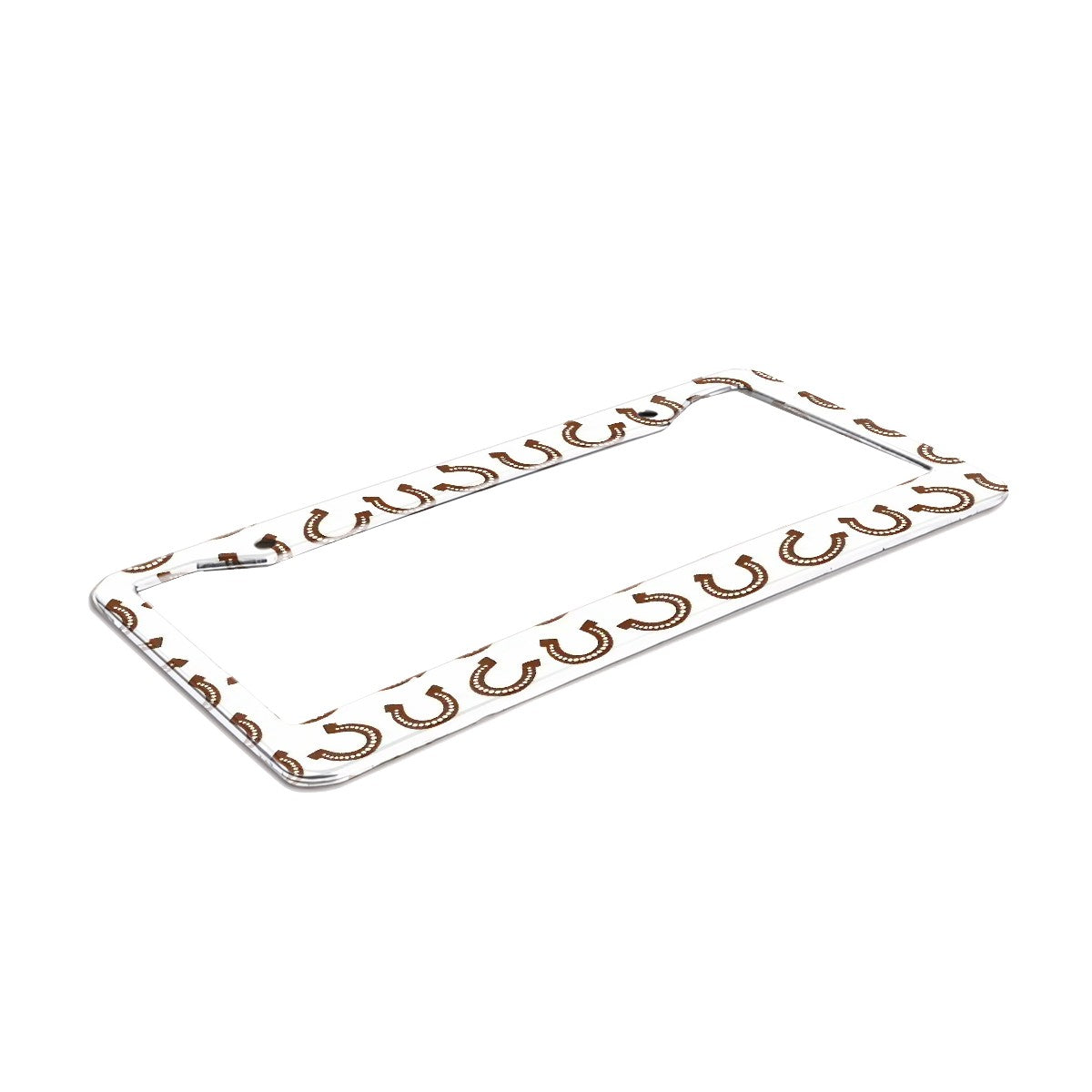 2-Hole Round License Plate Frames 2 pcs