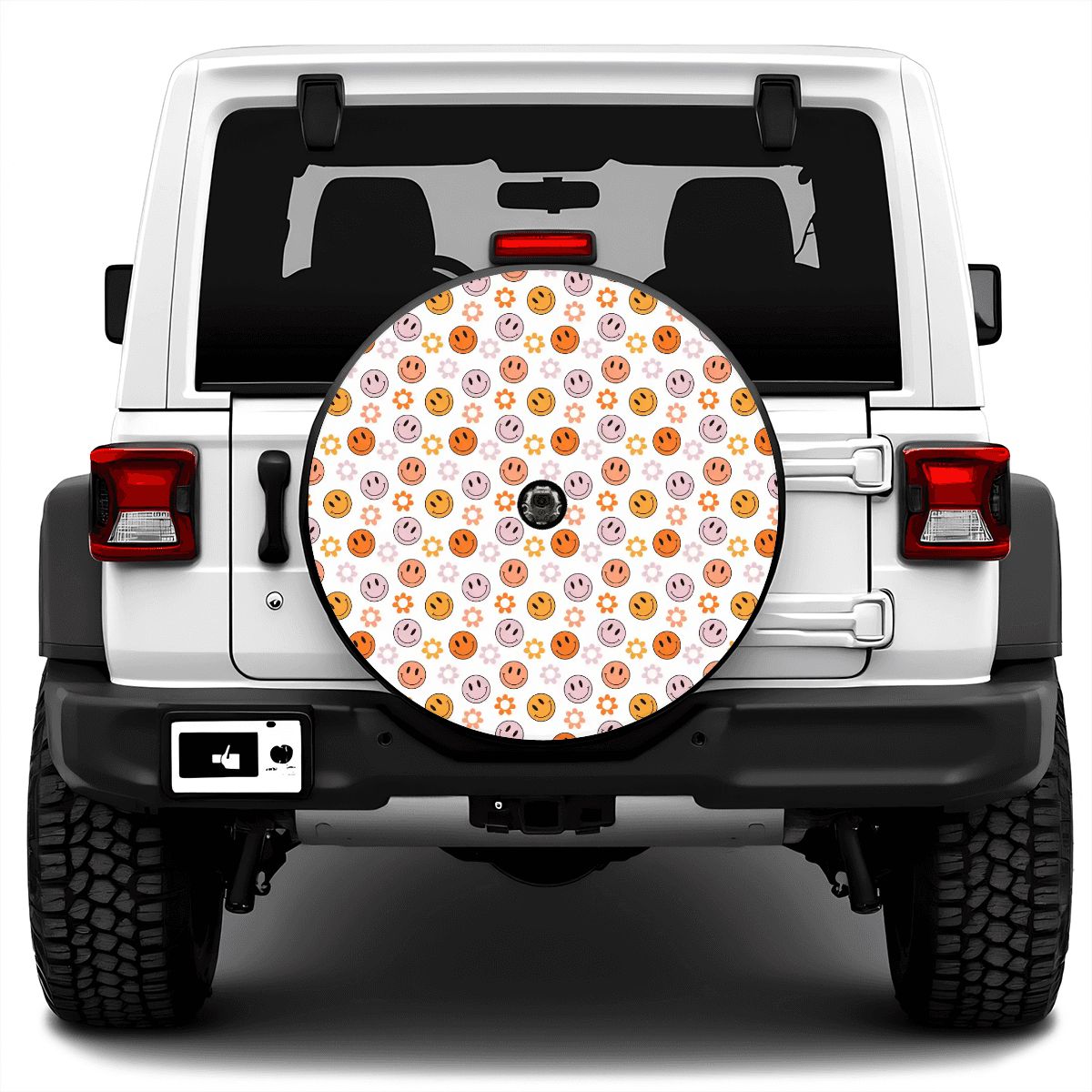 Spare Tire Cover with Camera Hole
