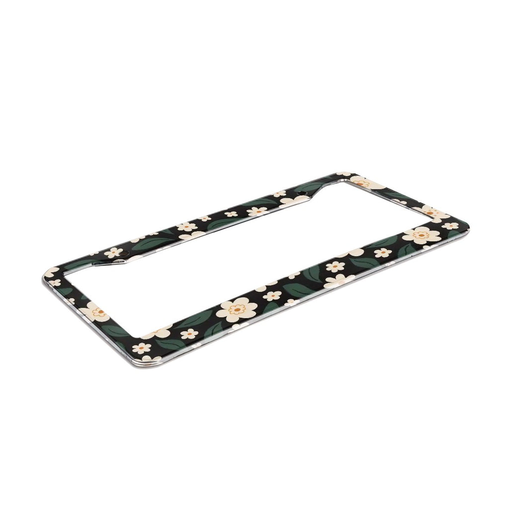 2-Hole Round License Plate Frames 2 pcs