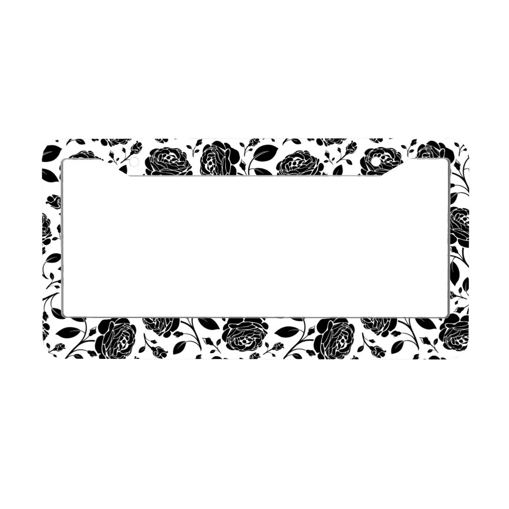2-Hole Round License Plate Frames 2 pcs