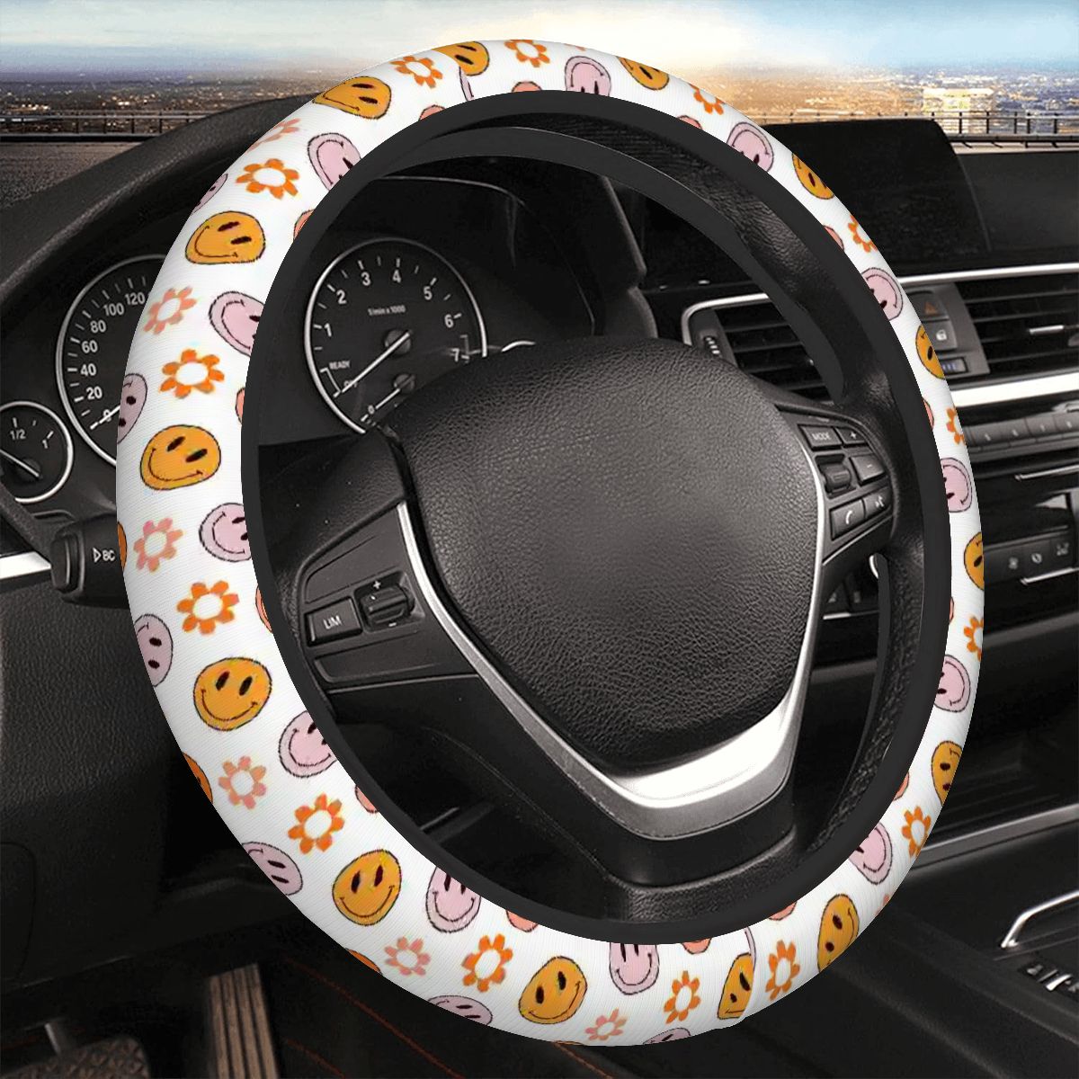 Thickened Elastic Car Steering Wheel Cover