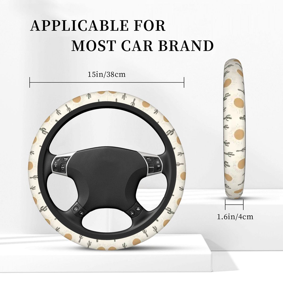 Thickened Elastic Car Steering Wheel Cover