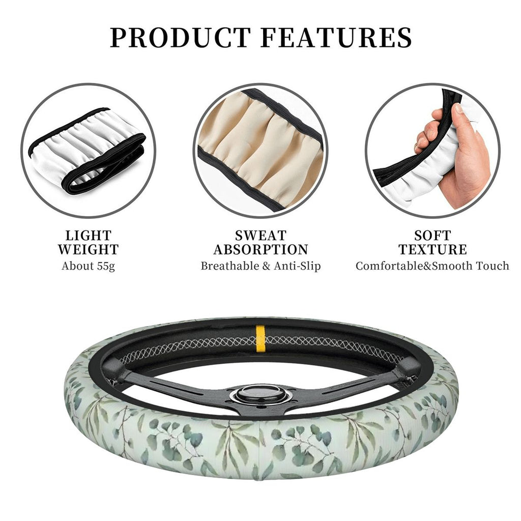 Thickened Elastic Car Steering Wheel Cover