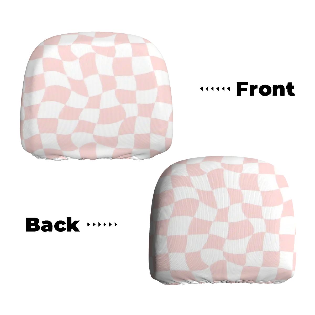 Car Headrest Cover 2pcs