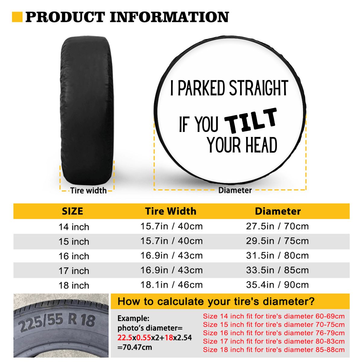 Universal Spare Tire Cover