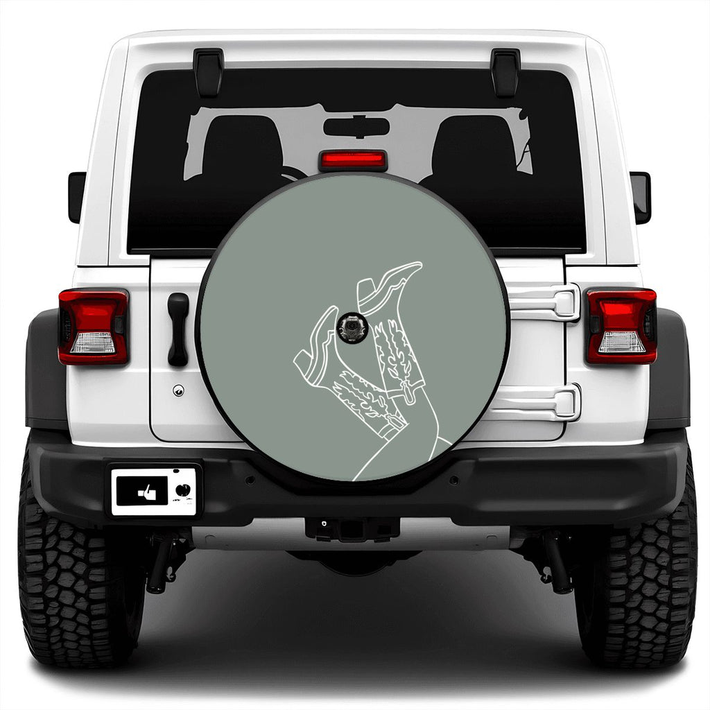 Spare Tire Cover with Camera Hole