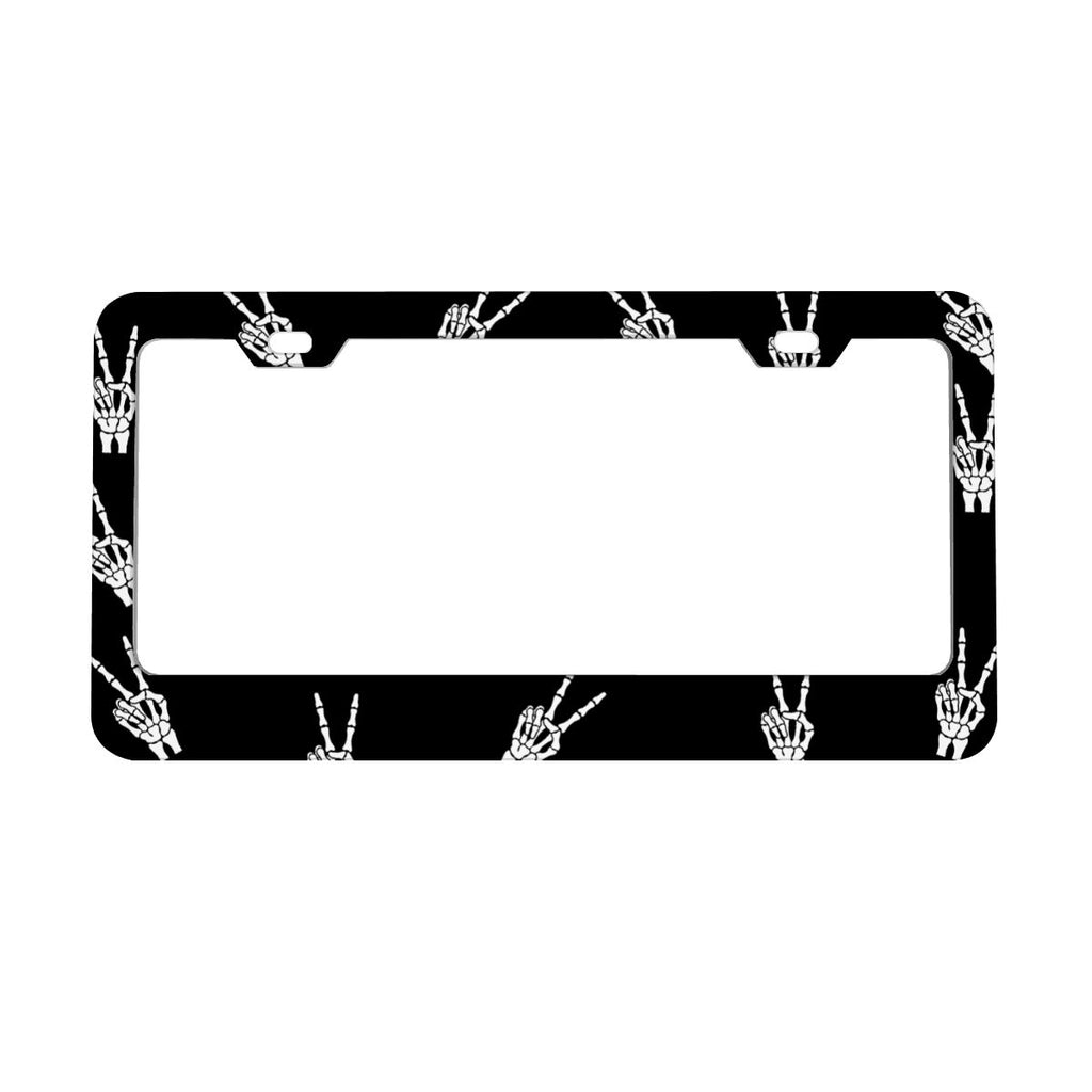 2-Hole Oval License Plate Frames 2 pcs