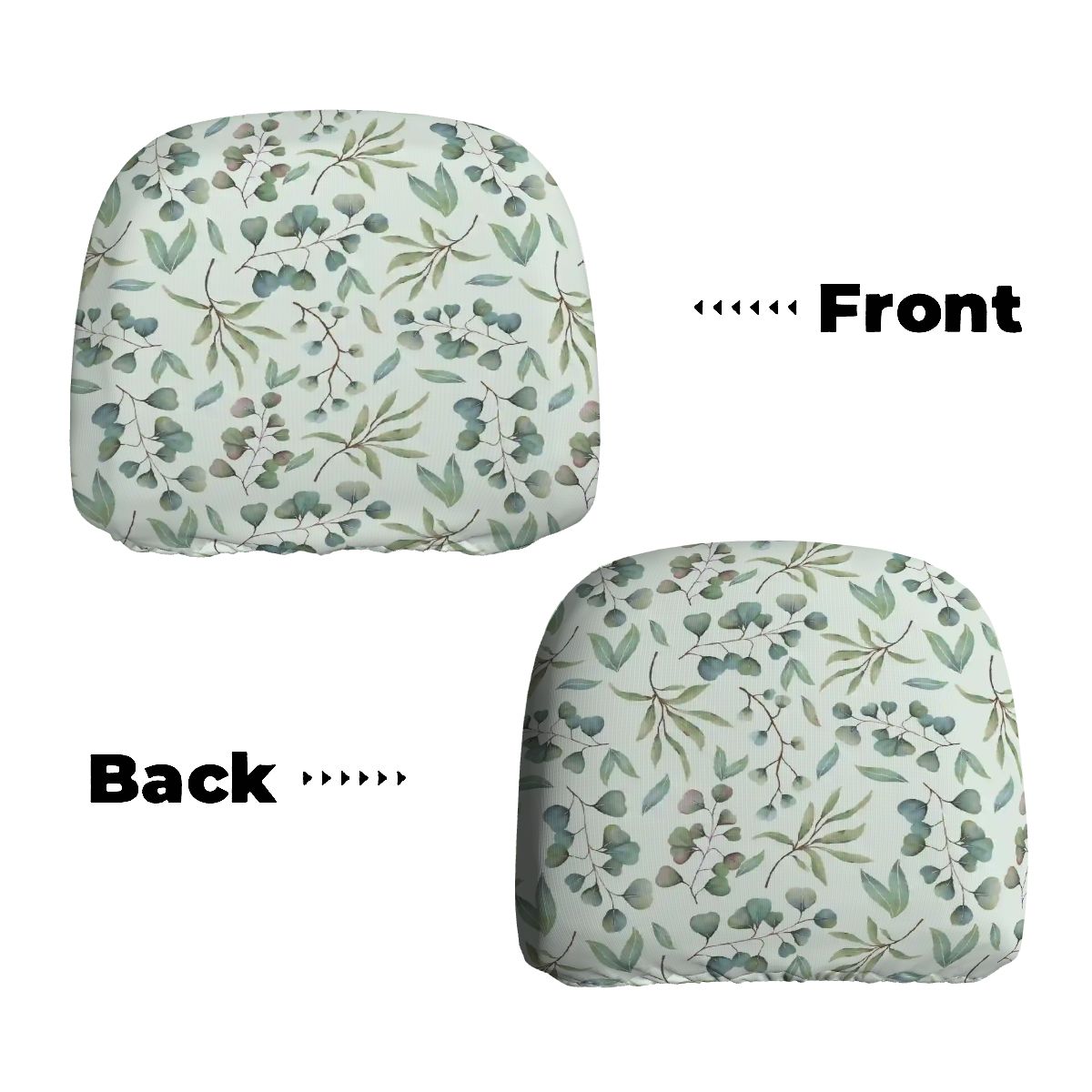 Car Headrest Cover 2pcs