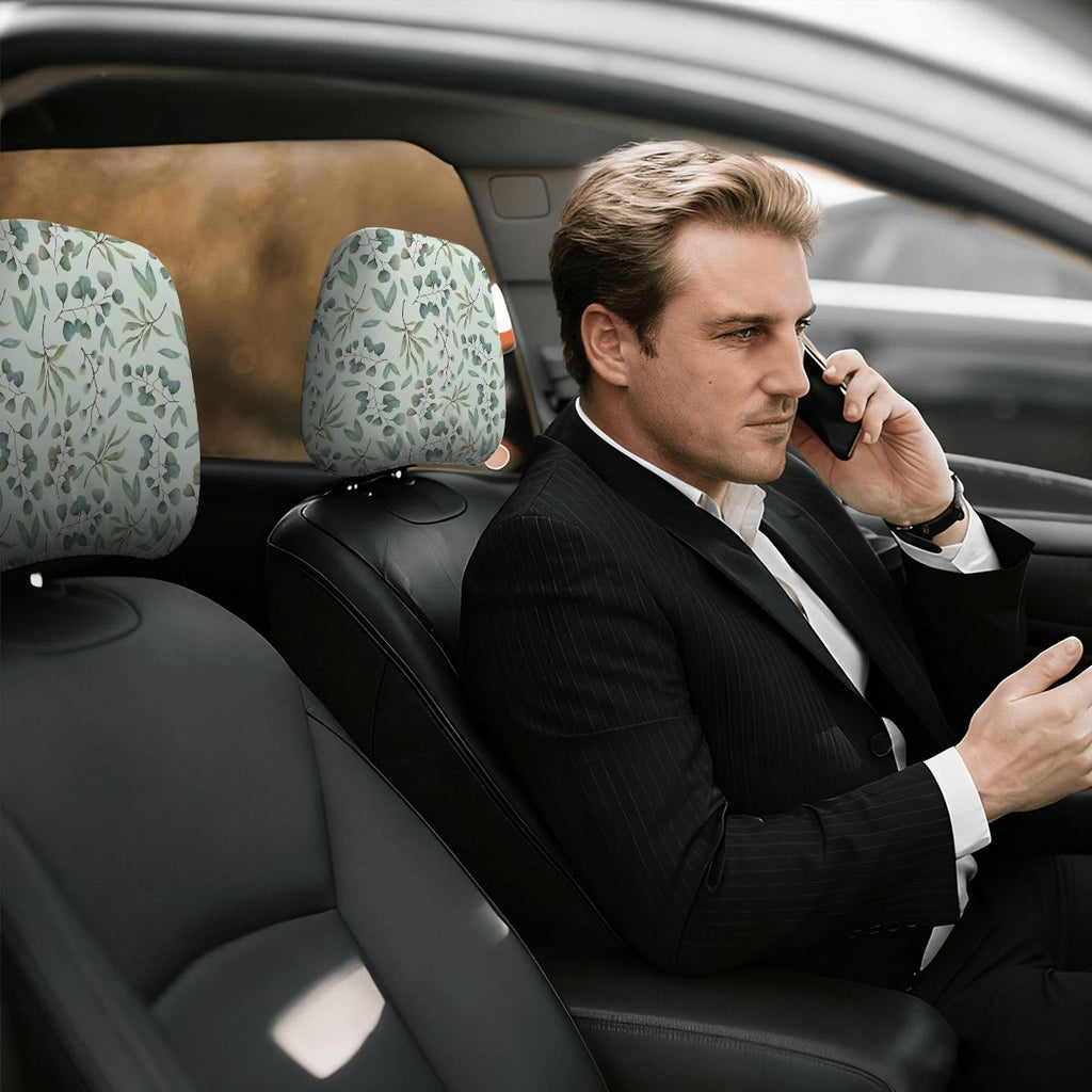 Car Headrest Cover 2pcs