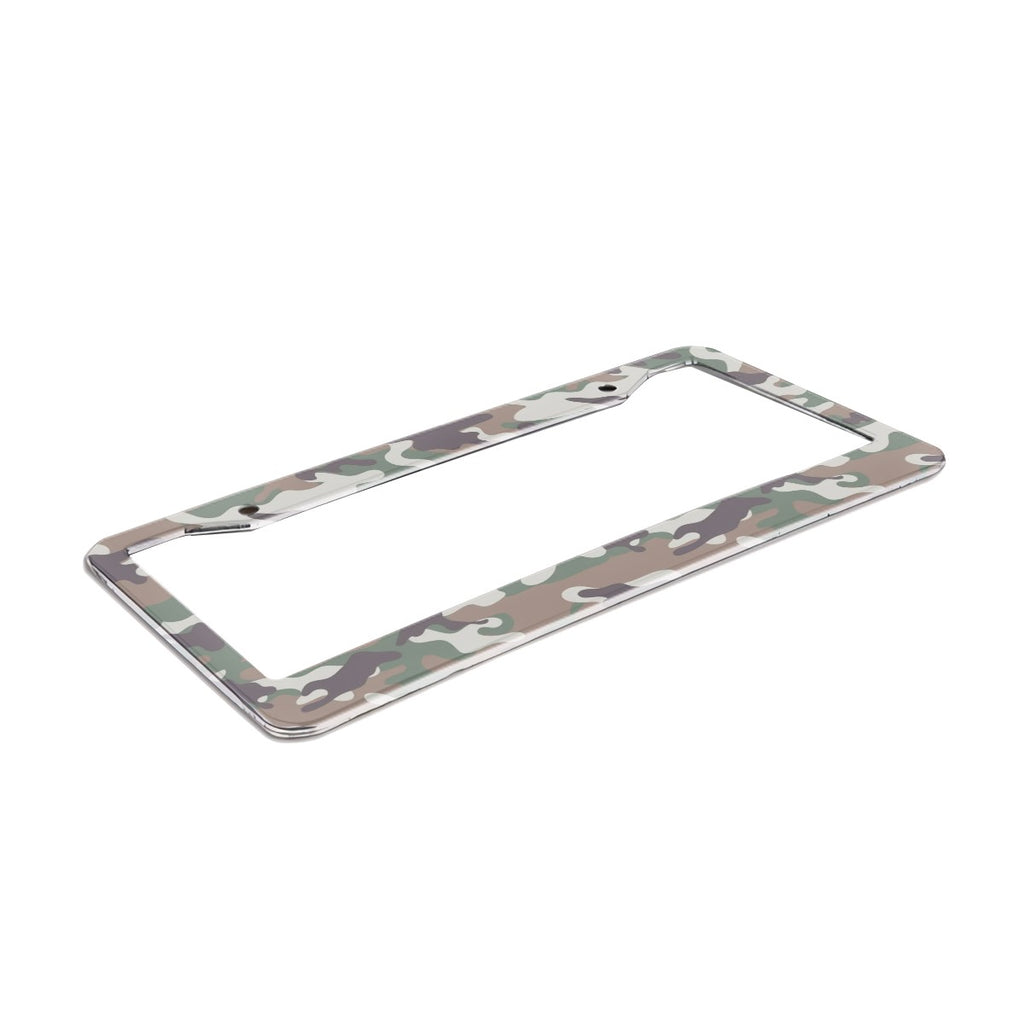 2-Hole Round License Plate Frames 2 pcs