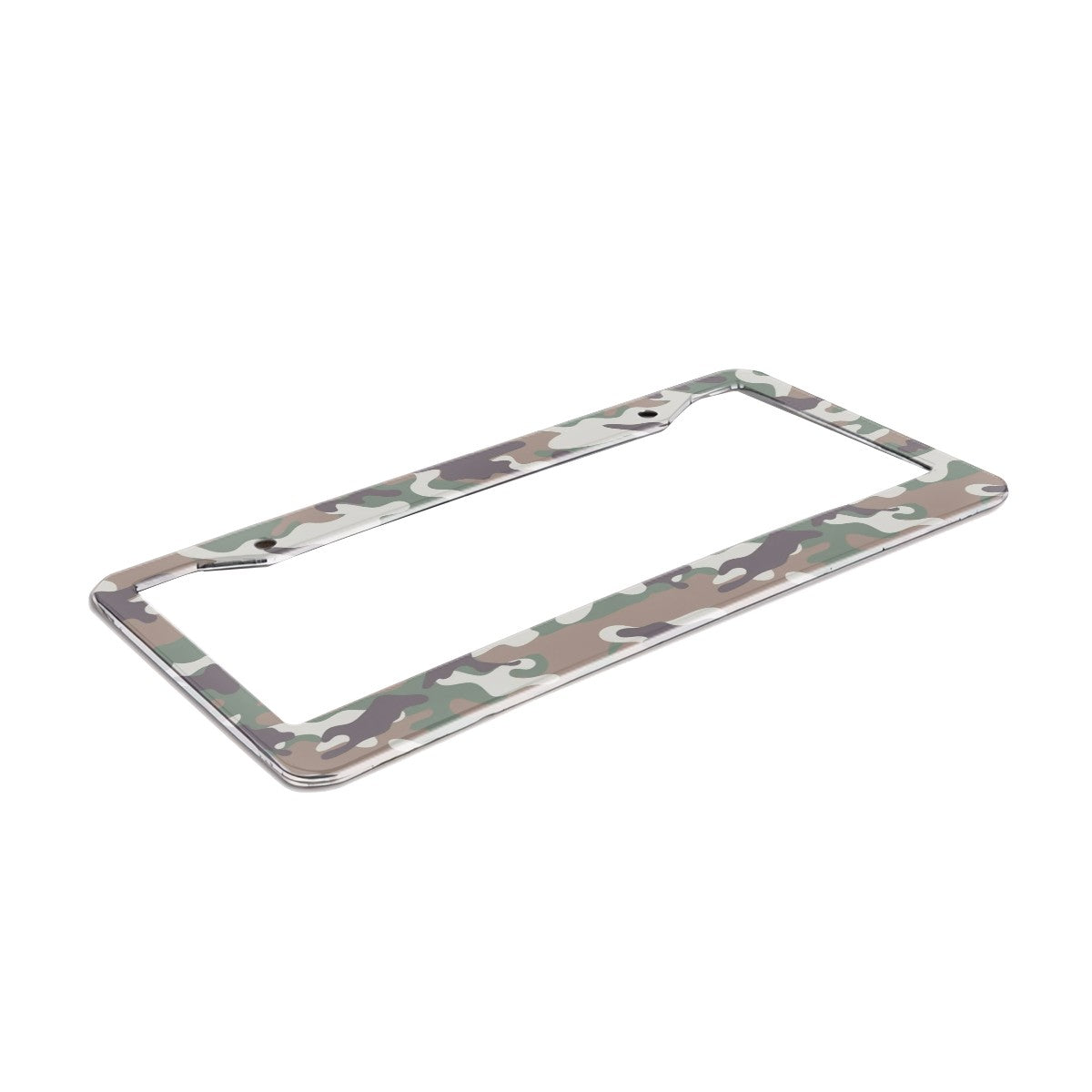2-Hole Round License Plate Frames 2 pcs