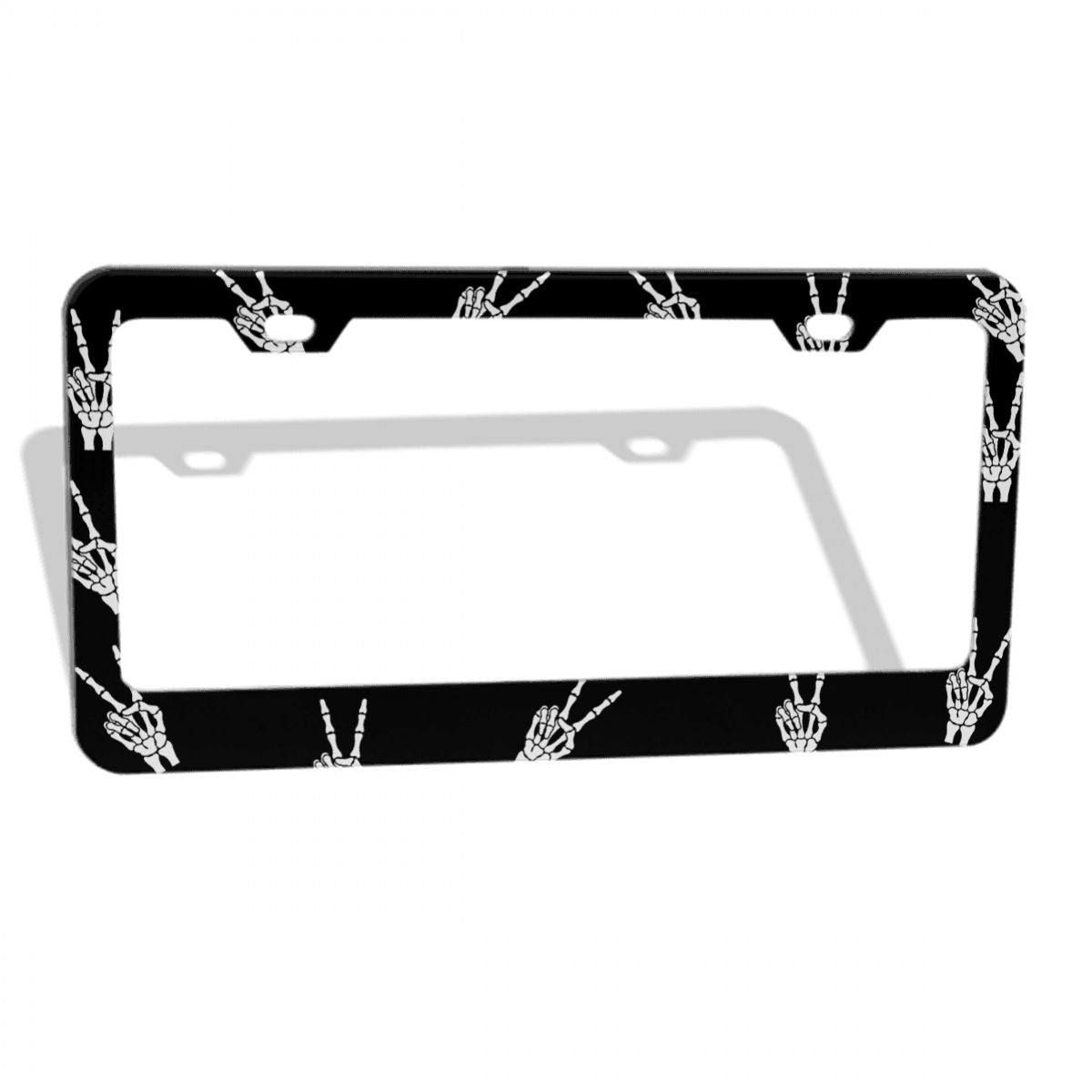2-Hole Oval License Plate Frames 2 pcs