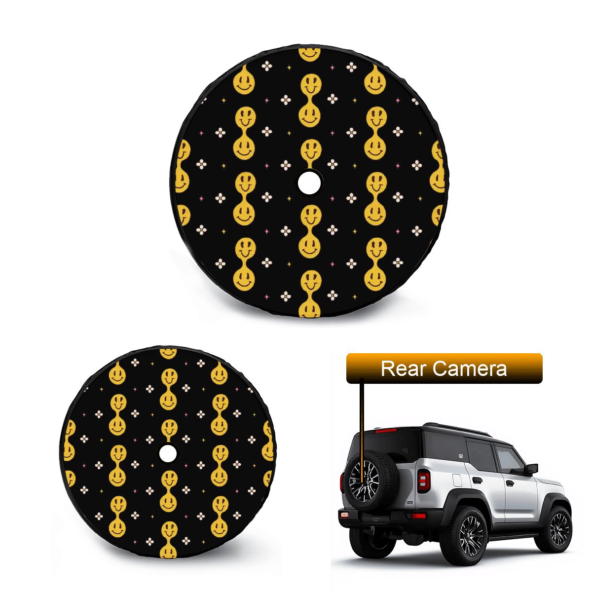 Spare Tire Cover with Camera Hole