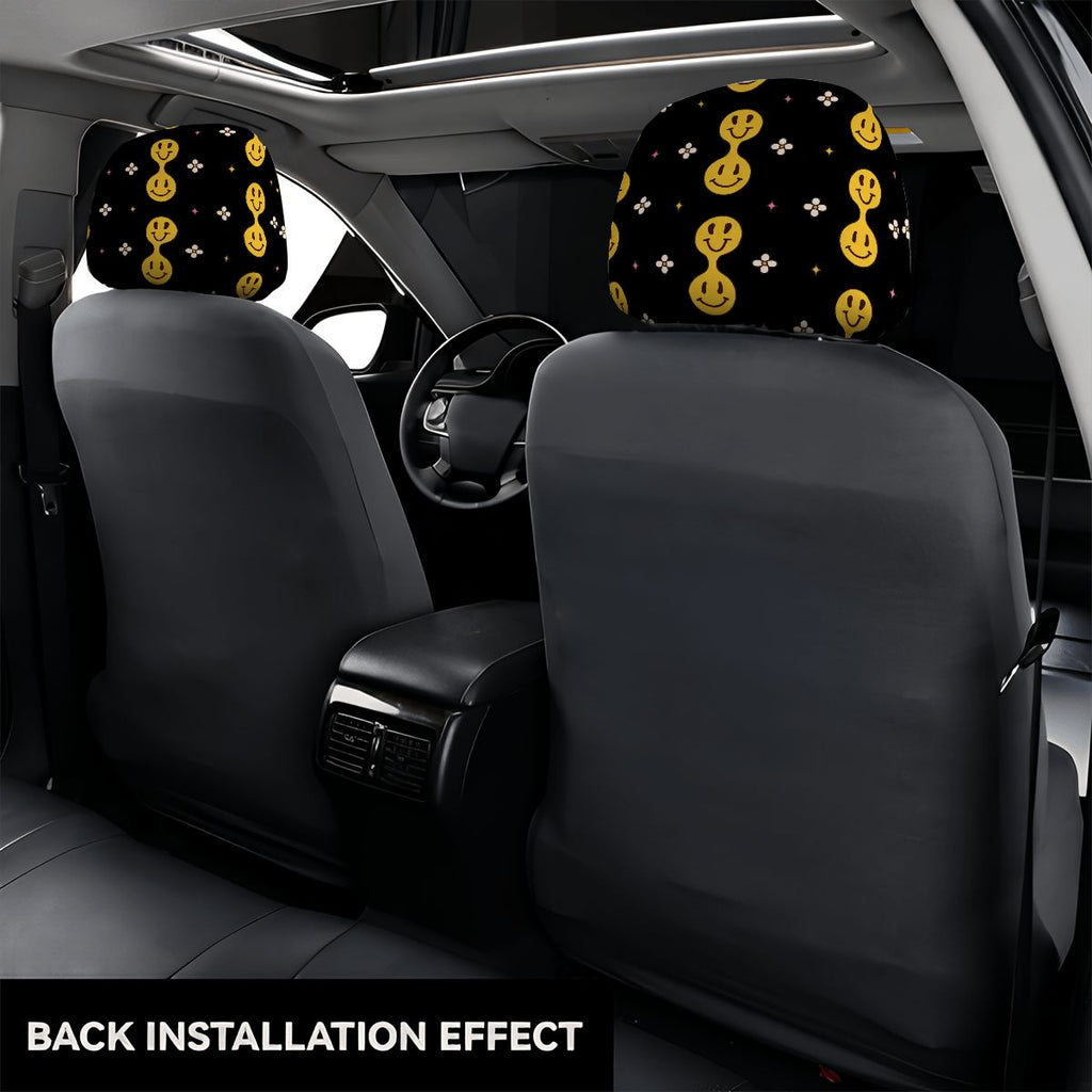 Car Headrest Cover 2pcs