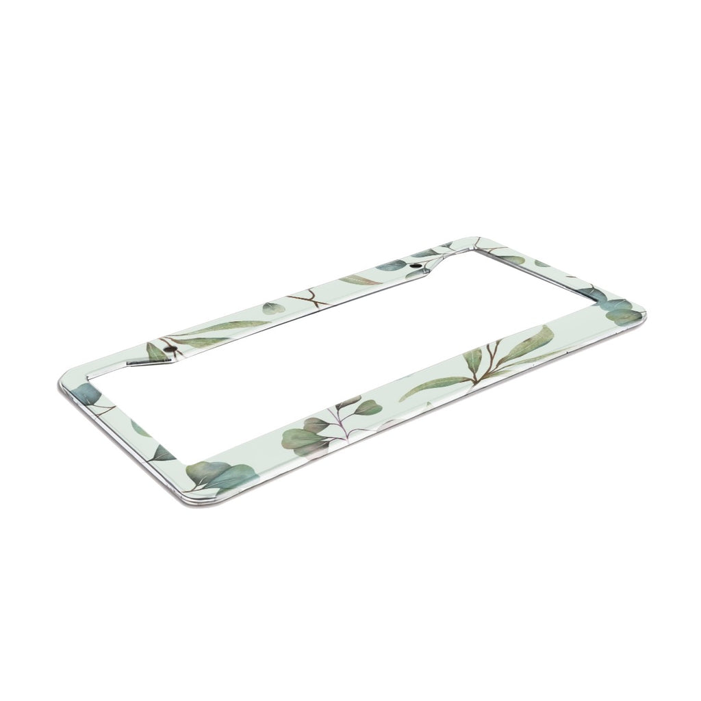 2-Hole Round License Plate Frames 2 pcs