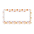 2-Hole Round License Plate Frames 2 pcs