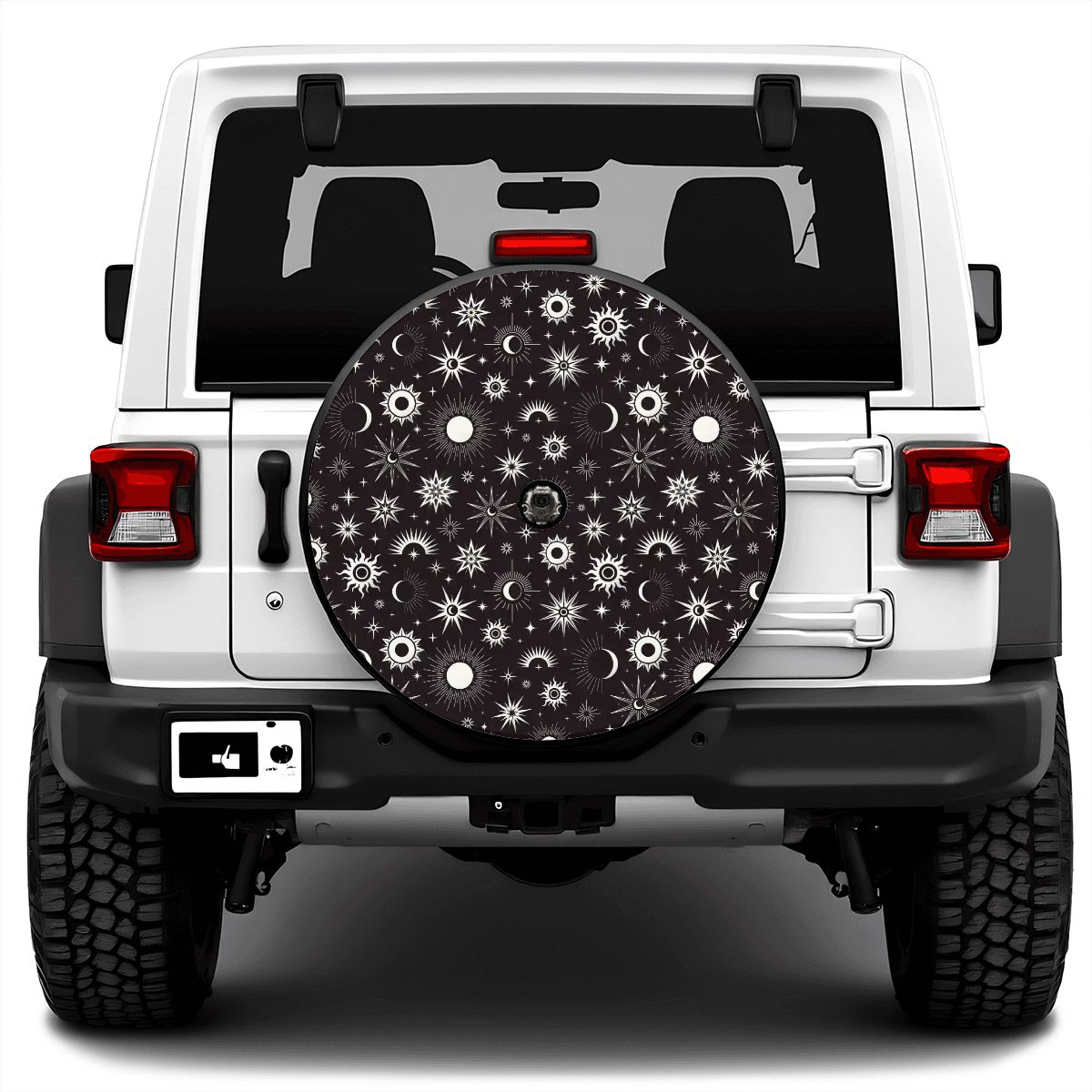 Spare Tire Cover with Camera Hole