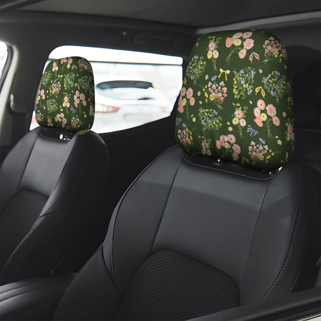 Car Headrest Cover 2pcs
