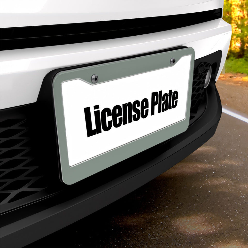 2-Hole Round License Plate Frames 2 pcs