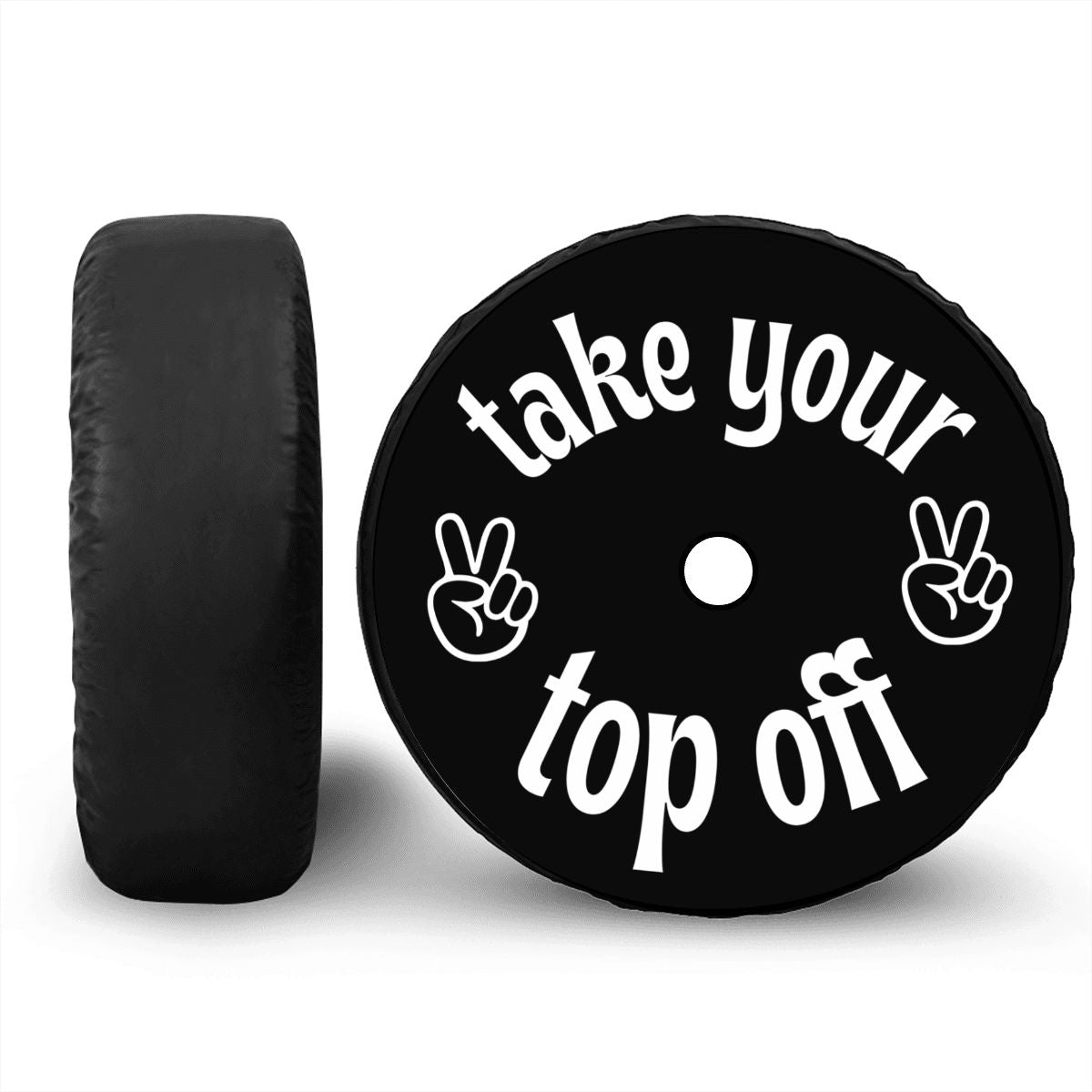 Spare Tire Cover with Camera Hole