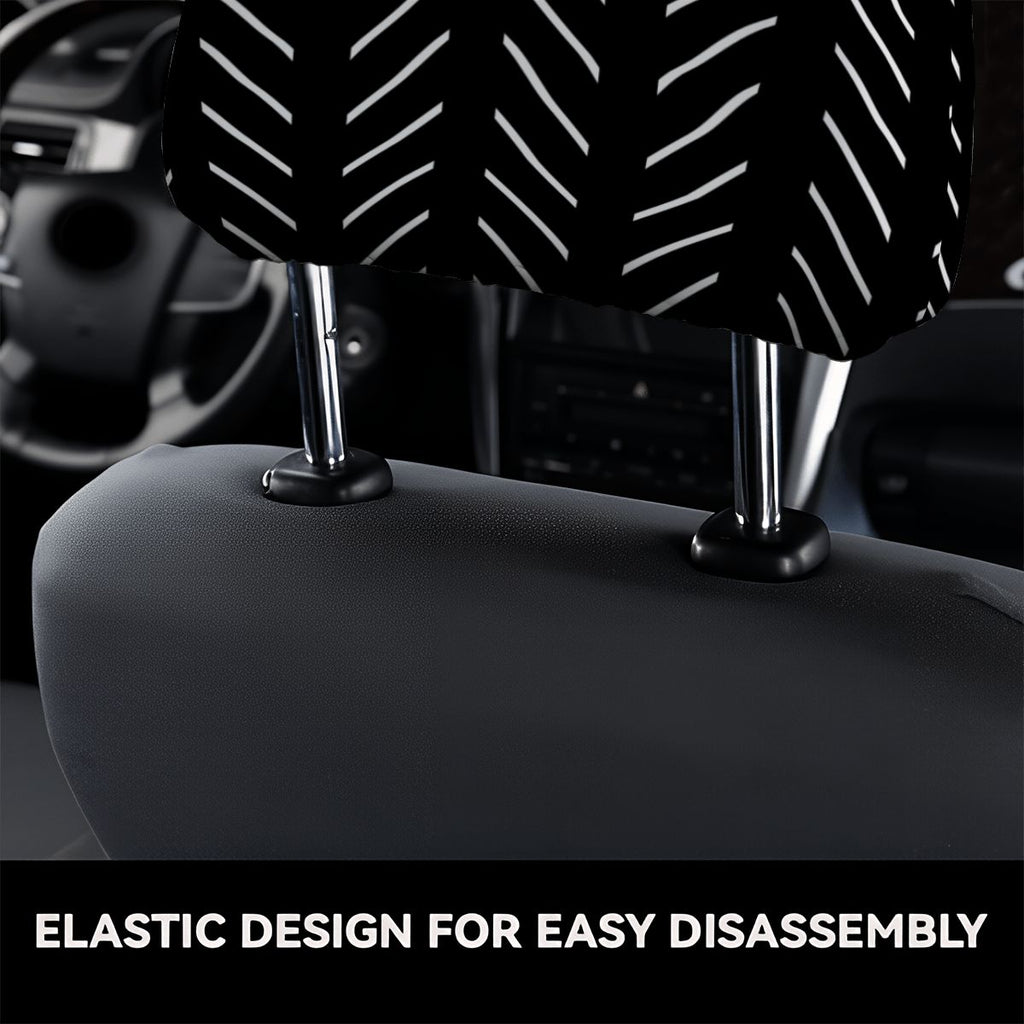 Car Headrest Cover 2pcs