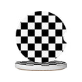 Ceramics Car Coasters 2 pcs