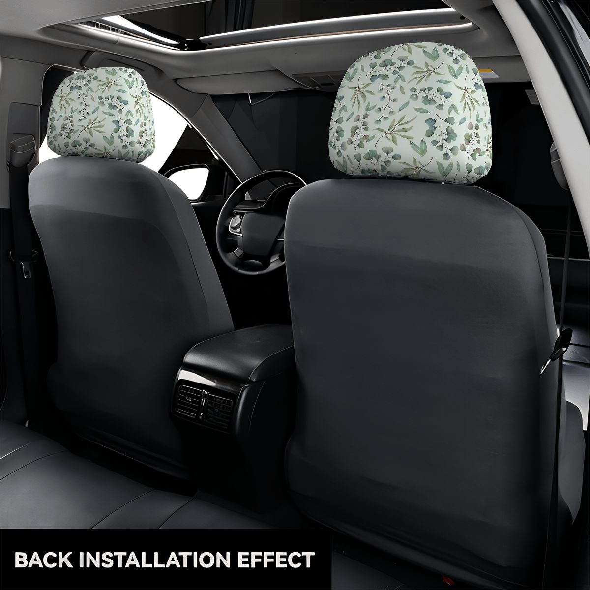 Car Headrest Cover 2pcs