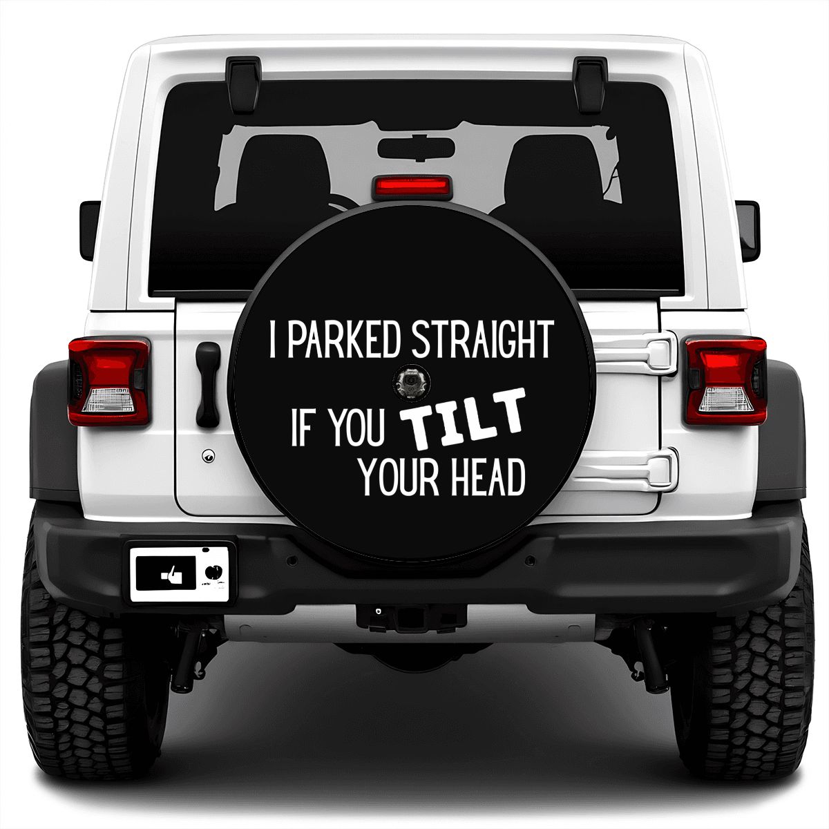 Spare Tire Cover with Camera Hole